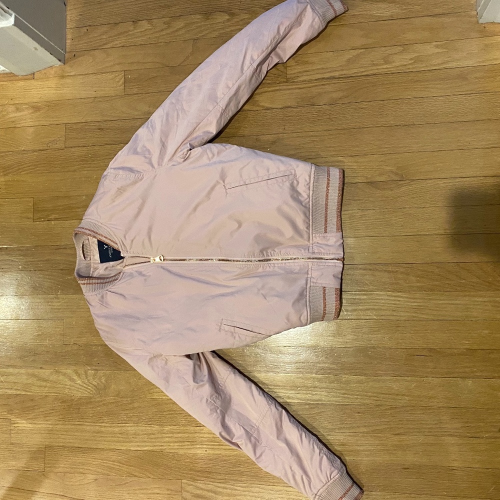 Girls American Eagle Bomer Jacket